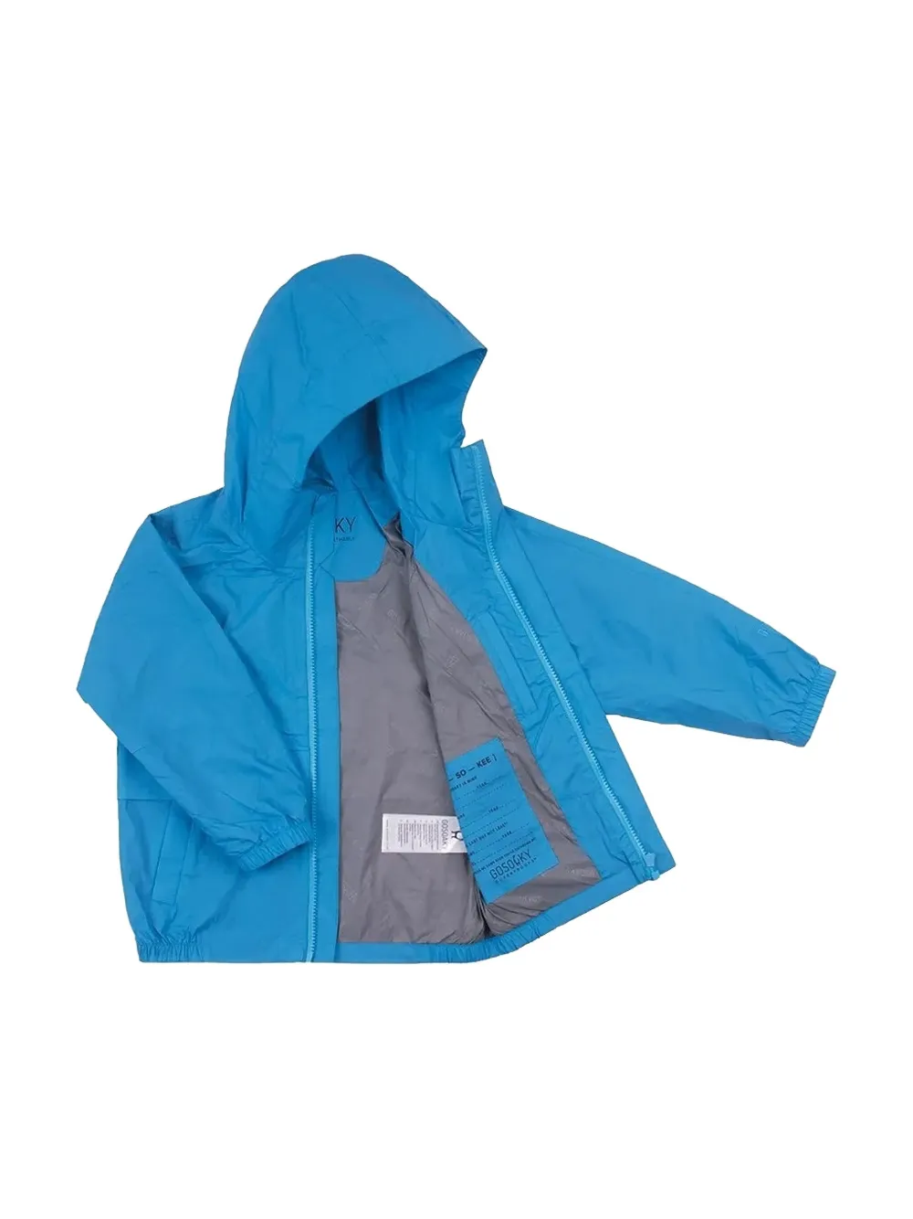 Gosoaky The Lion Hooded Logo Jacket In Blue