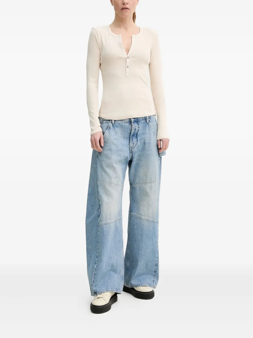 G-Star RAW Jeans met vlakken - Blauw