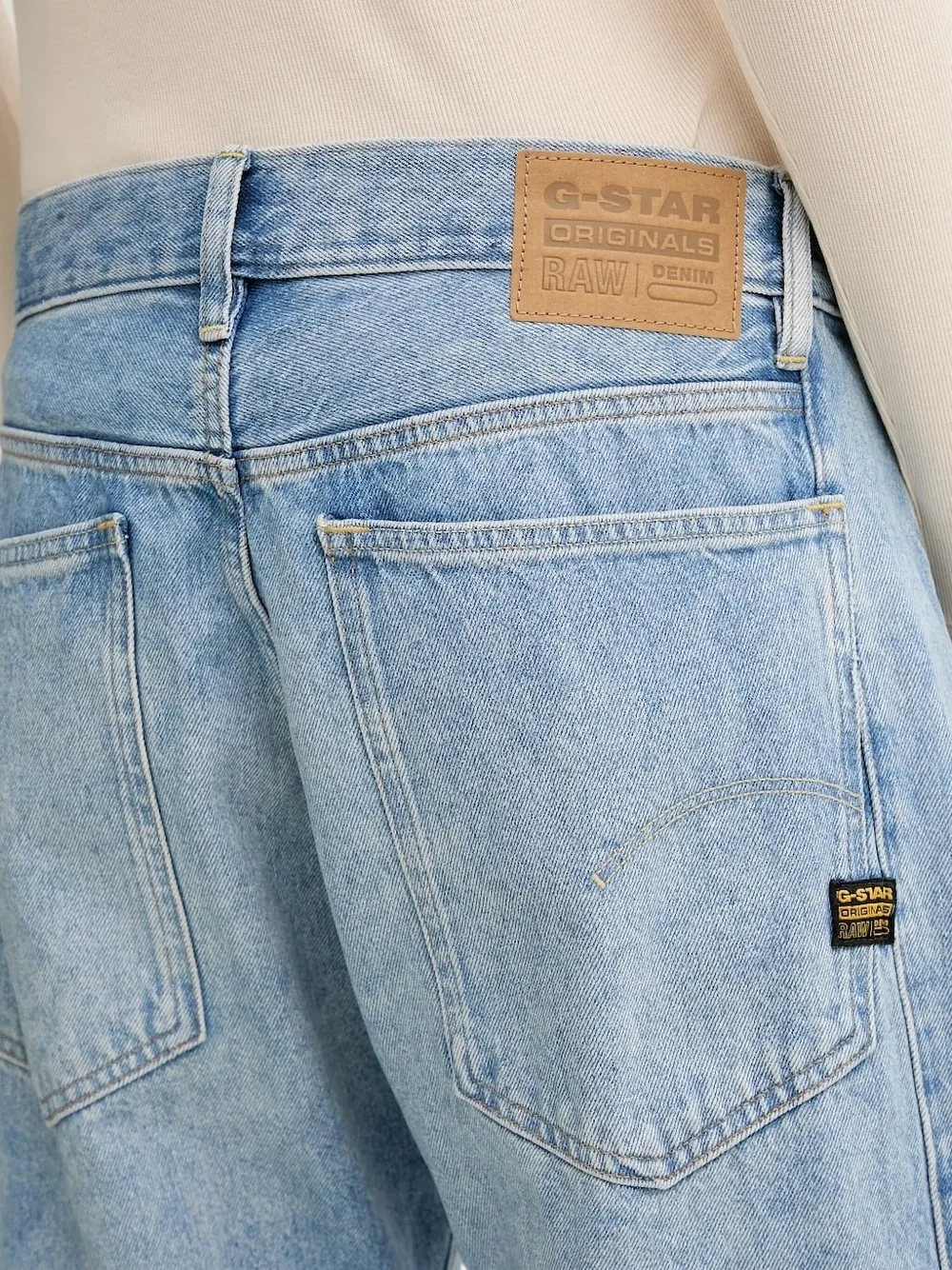 G-Star RAW Jeans met vlakken Blauw