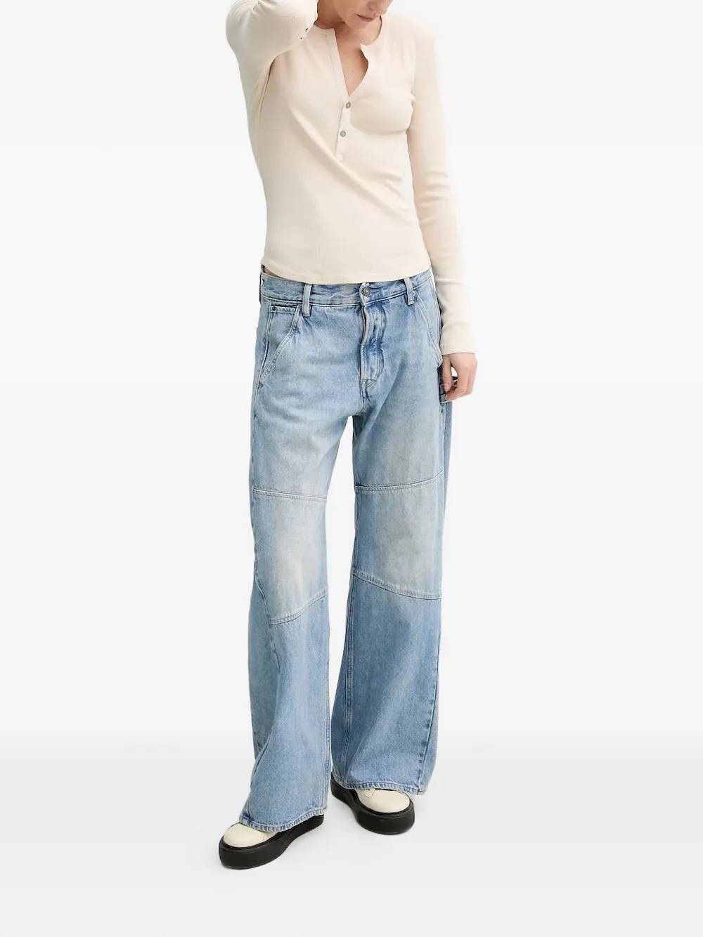 G-Star RAW Jeans met vlakken Blauw