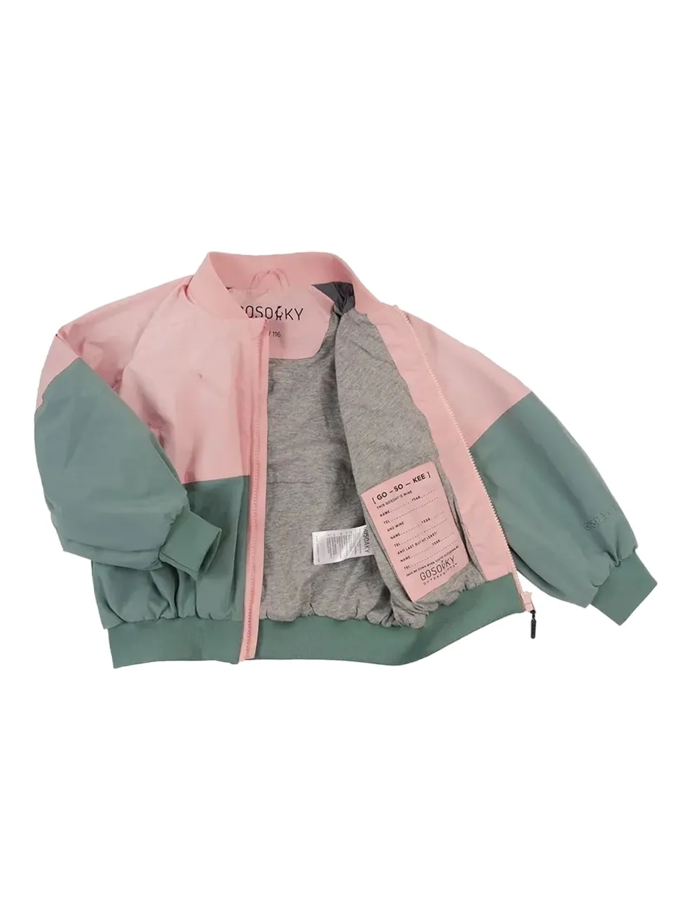 Gosoaky The Seagull Two-tone Bomber Jacket In Multi