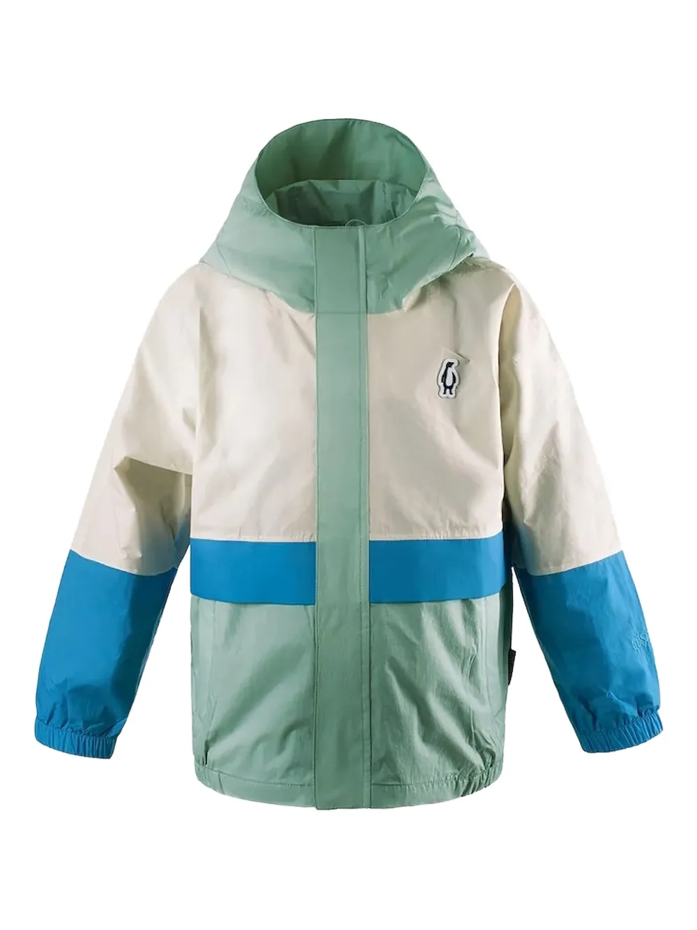 Gosoaky The Lion Hooded Colour-block Jacket In Multi