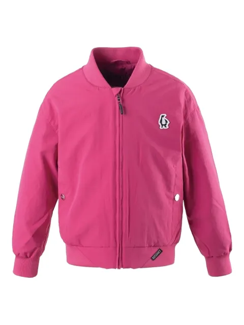 Gosoaky Bright Monkey penguin-emblem bomber jacket