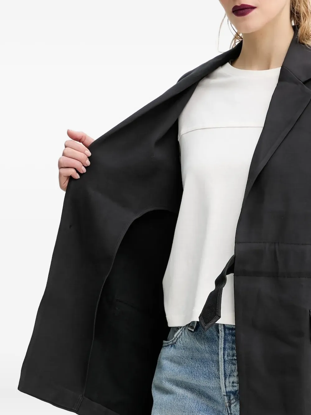G-Star RAW Blazer met ceintuur Zwart