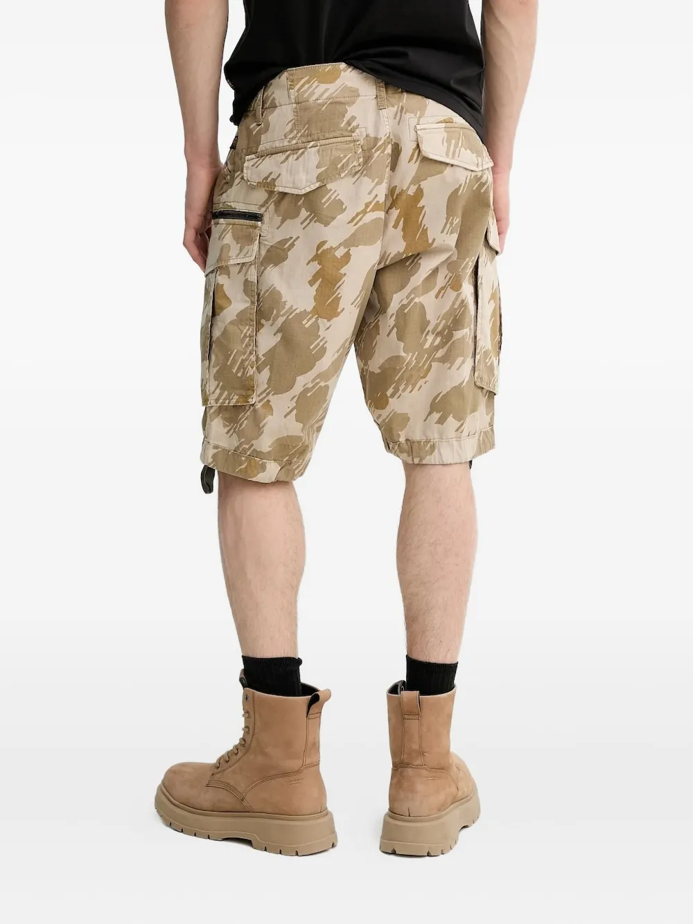 G-Star RAW camouflage cargo shorts - Beige