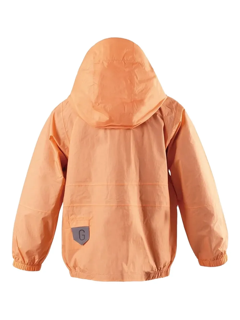 Gosoaky The Lion Hooded Logo-patch Jacket In Orange