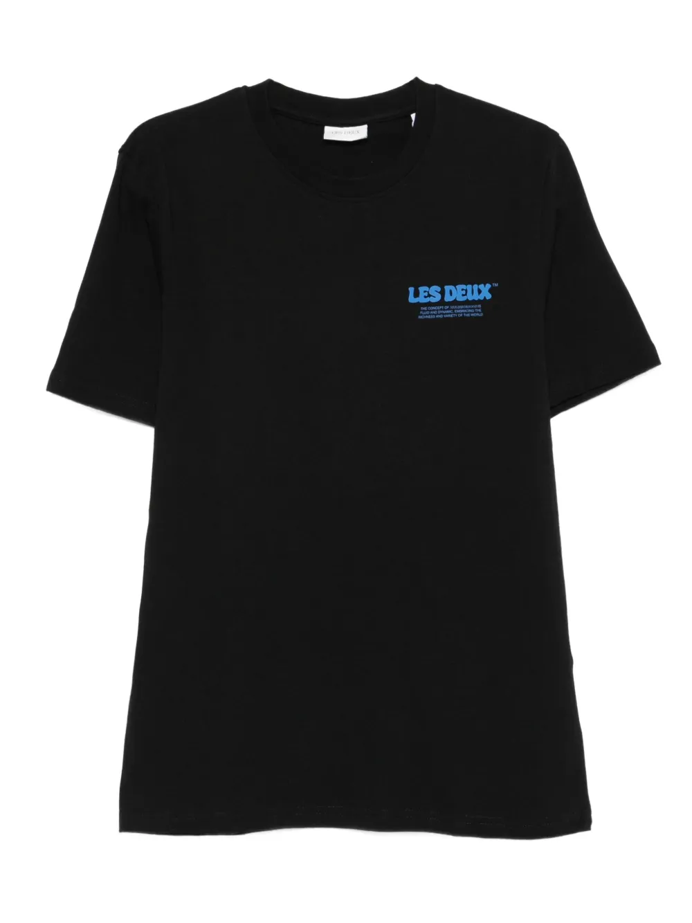 Dynamic organic-cotton graphic T-shirt