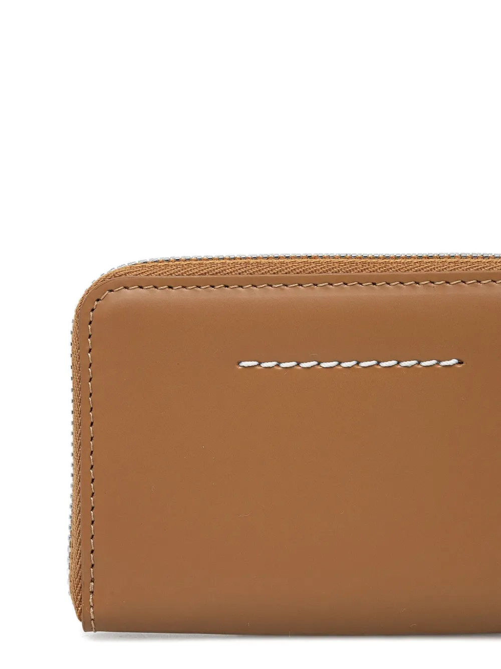 Mm6 Maison Margiela Leather Wallet In Brown