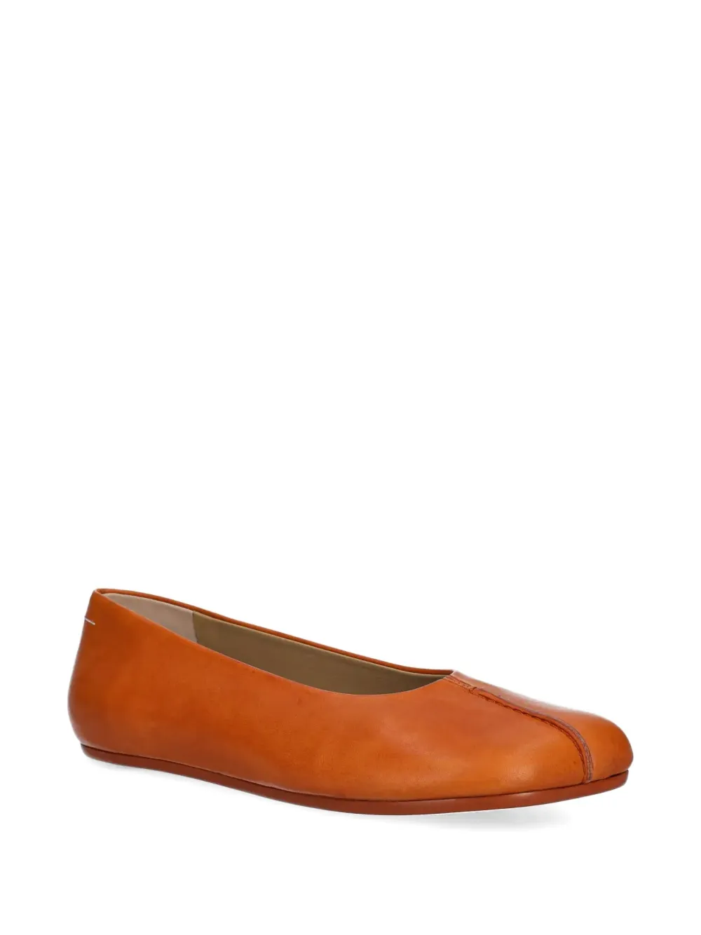 Shop Mm6 Maison Margiela Stitch-out Ballerinas