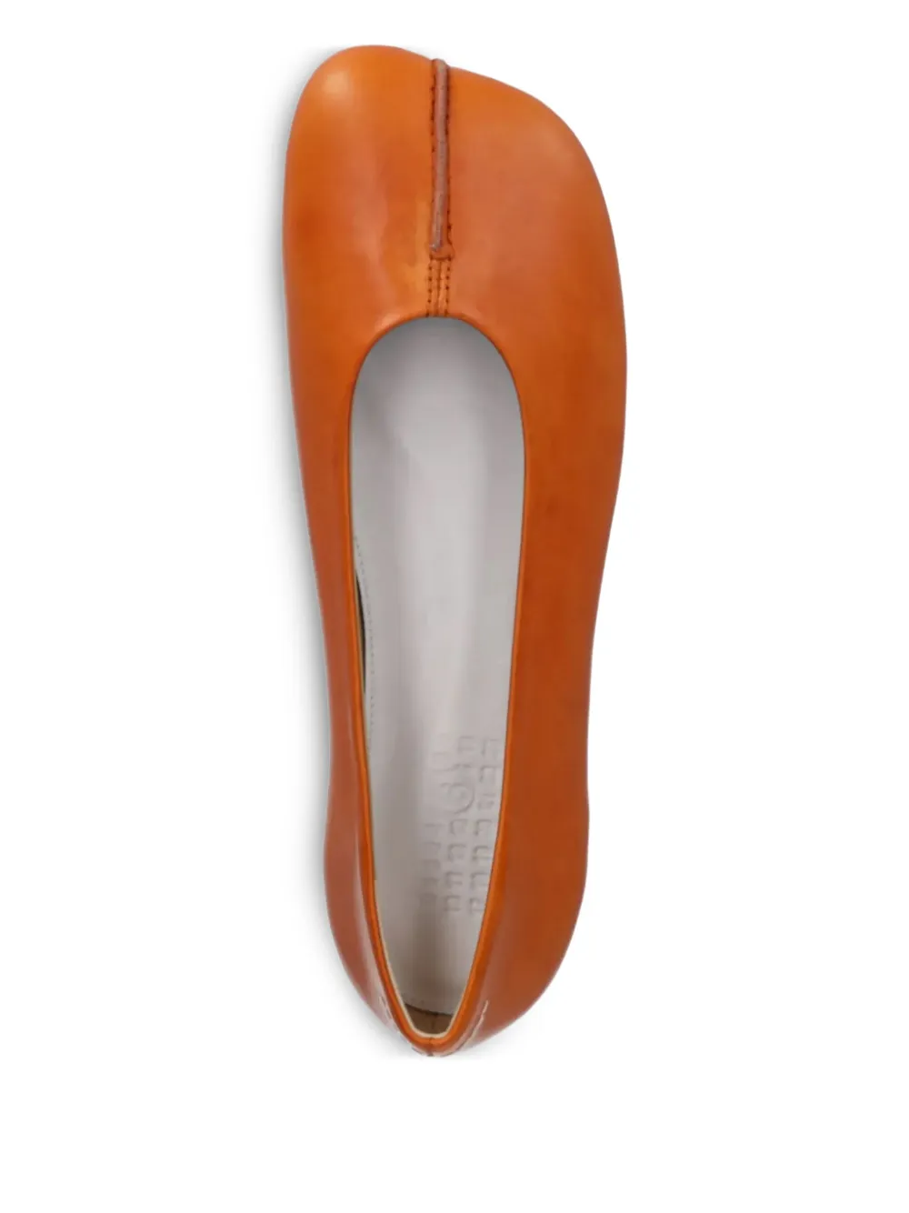 MM6 Maison Margiela stitch-out ballerinas Orange