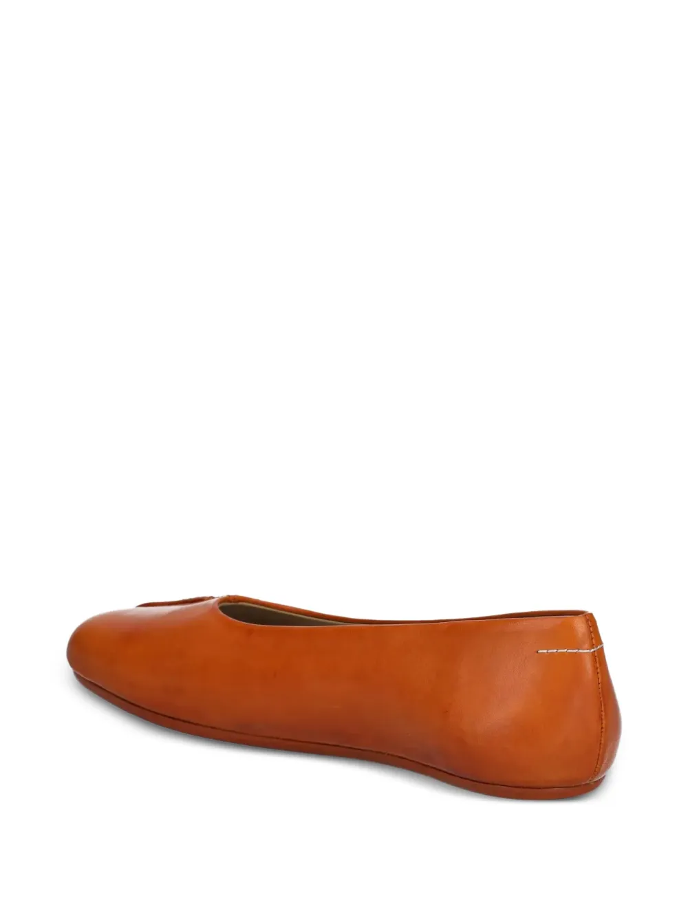 MM6 Maison Margiela stitch-out ballerinas Orange