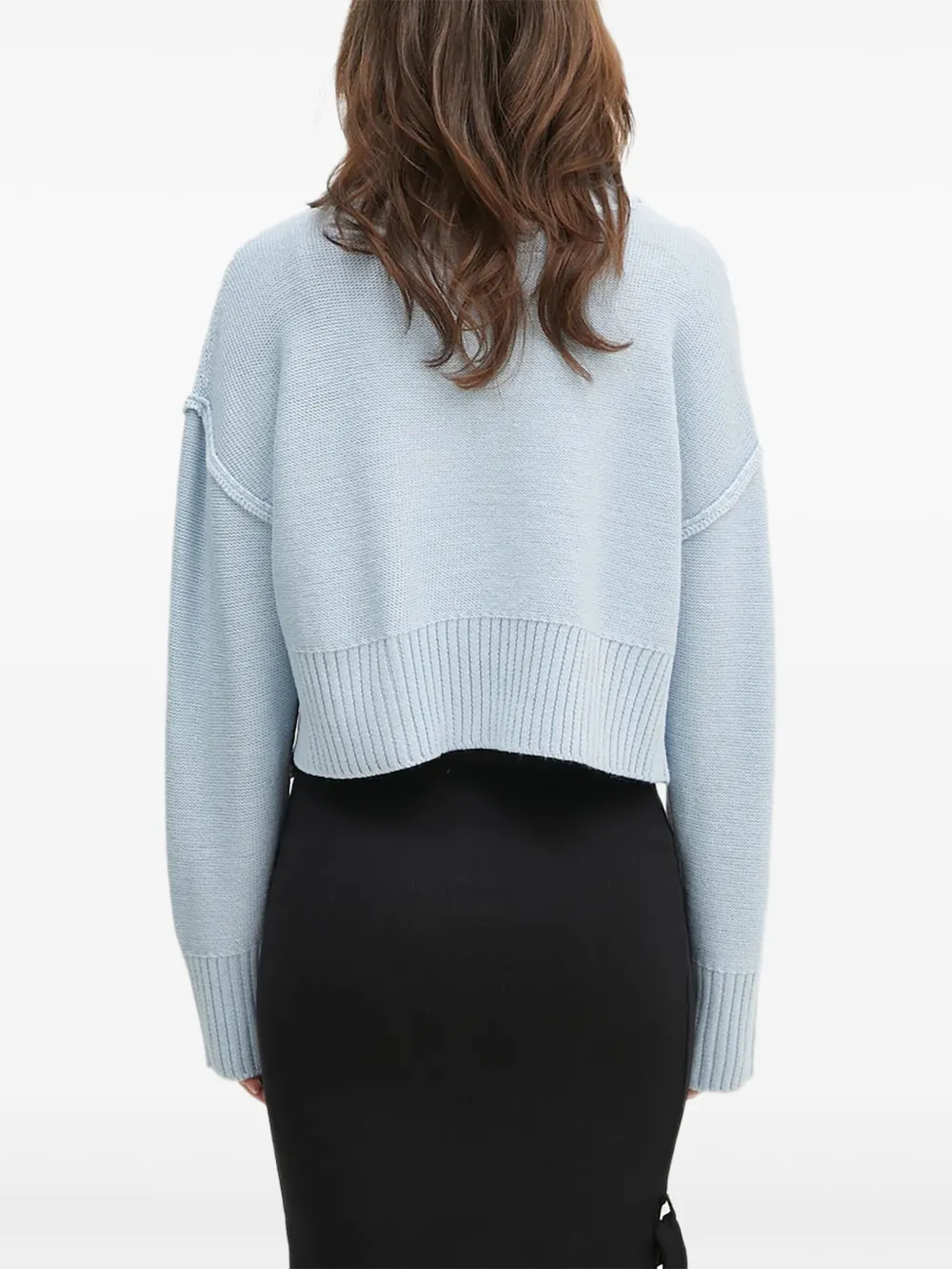 MM6 Maison Margiela Trui met hoge hals Blauw