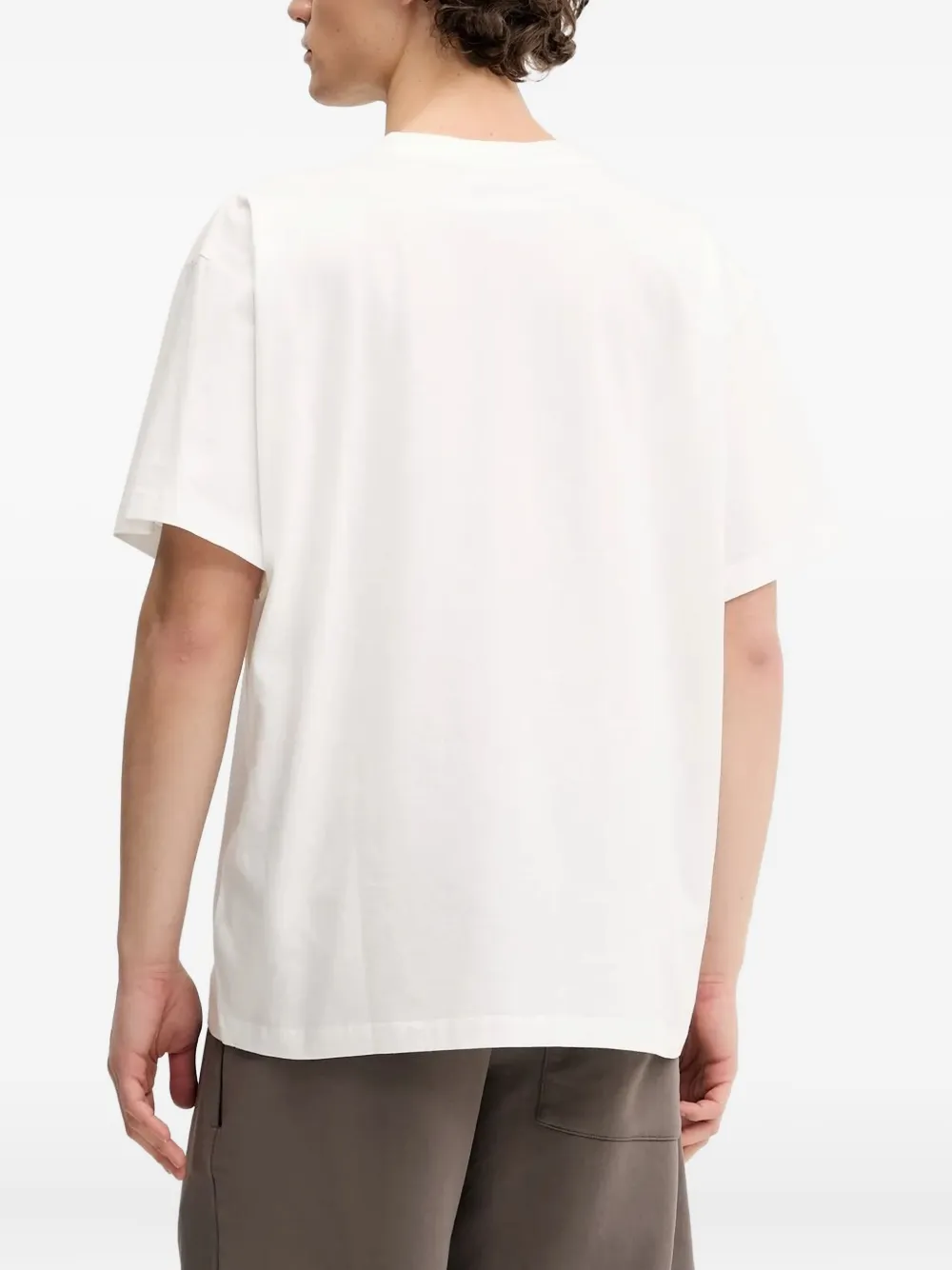 MM6 Maison Margiela label T-shirt Wit