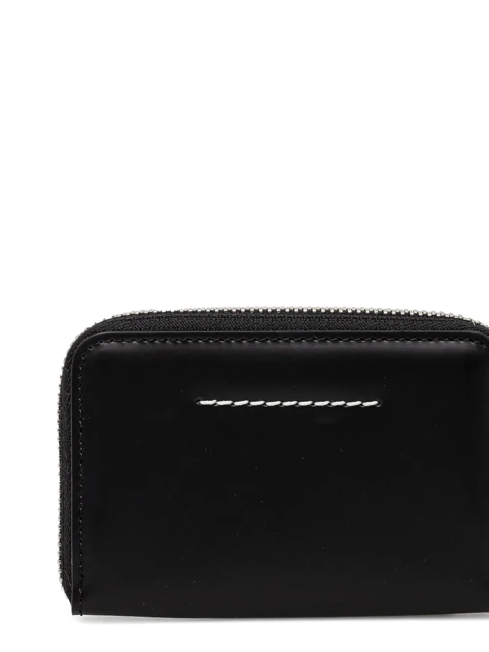 MM6 Maison Margiela Pasjeshouder met rits - Zwart