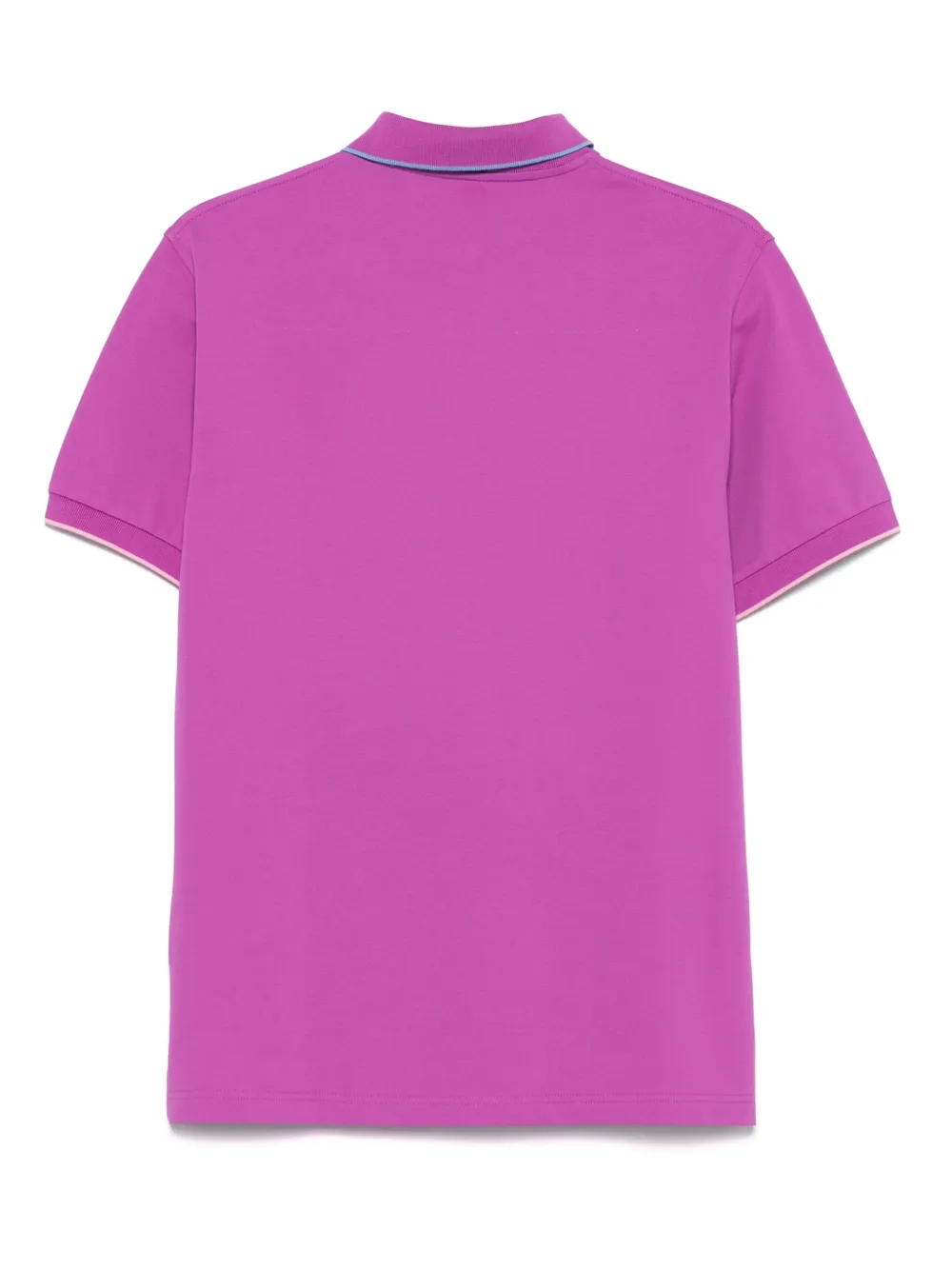 Sun 68 Poloshirt met contrasterende afwerking - Paars