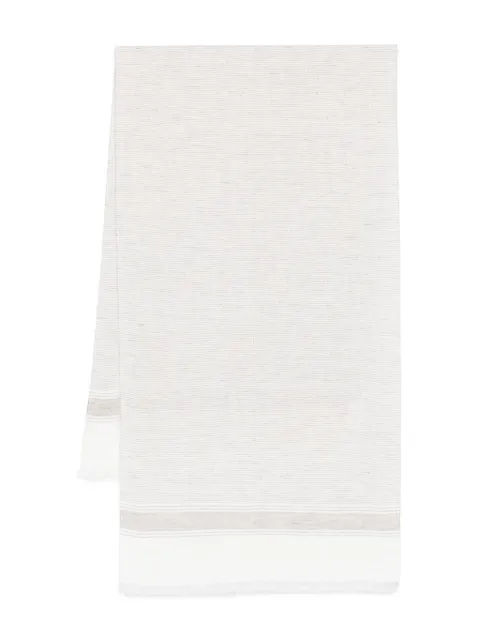 Brunello Cucinelli striped scarf