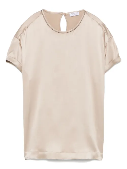 Haut Satin - Brunello Cucinelli - Modalova