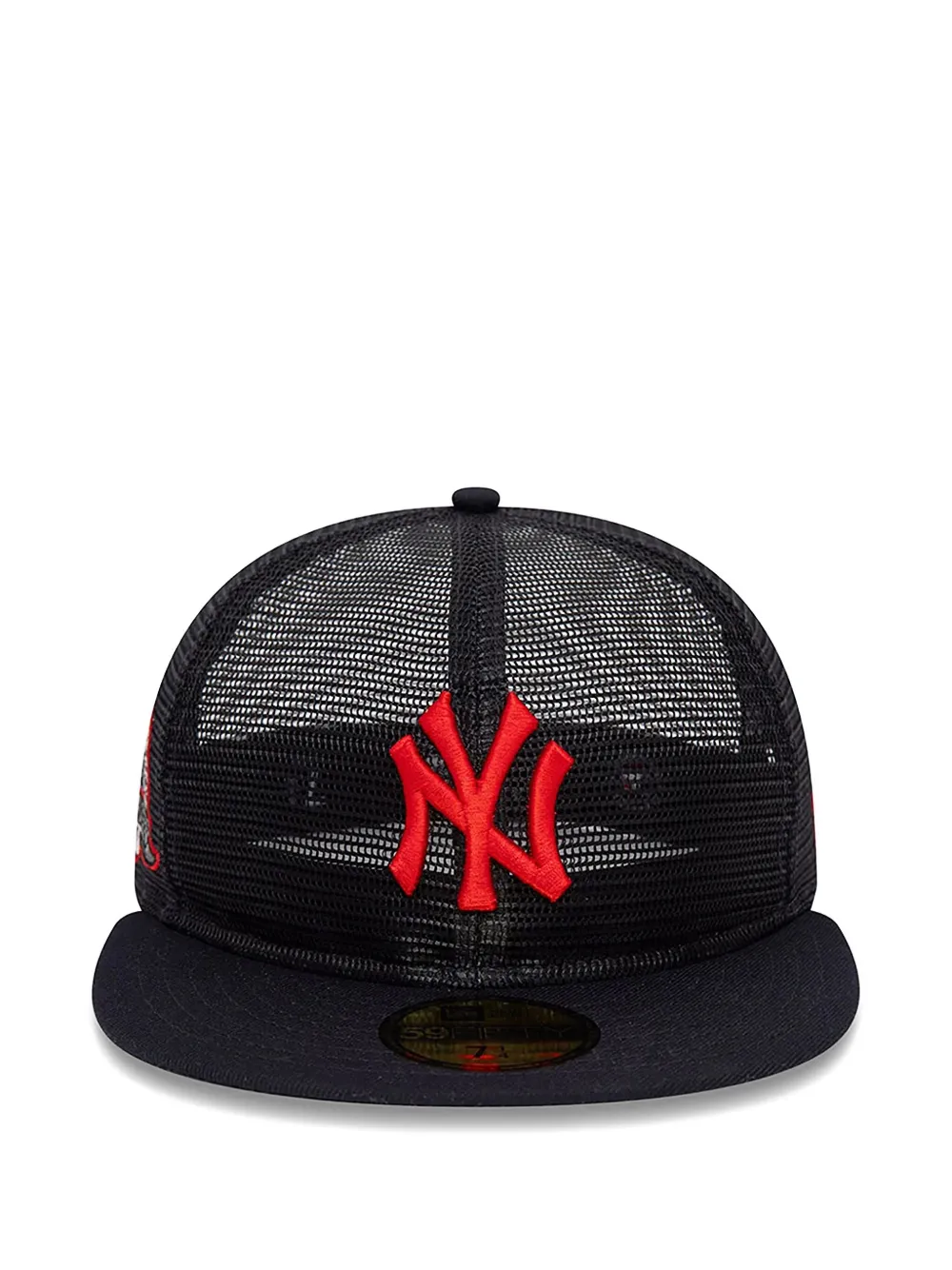 NEW ERA CAP Atlanta Braves mesh-panel NY logo cap - ブルー NEW ERA CAP Atlanta Braves mesh-panel NY logo cap - ブルー