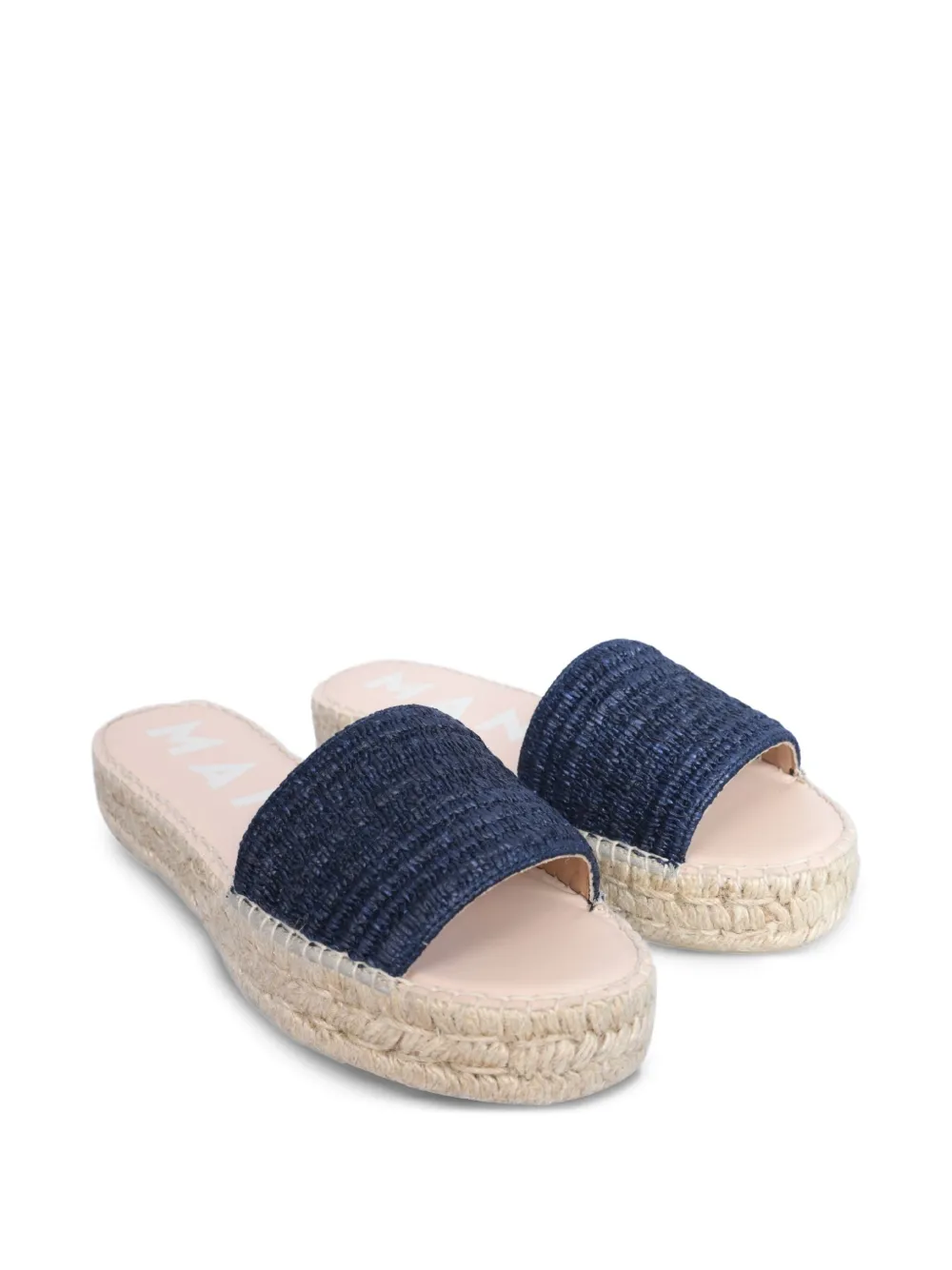 Manebi woven-strap slide sandals | Flache Sandalen | Image 2