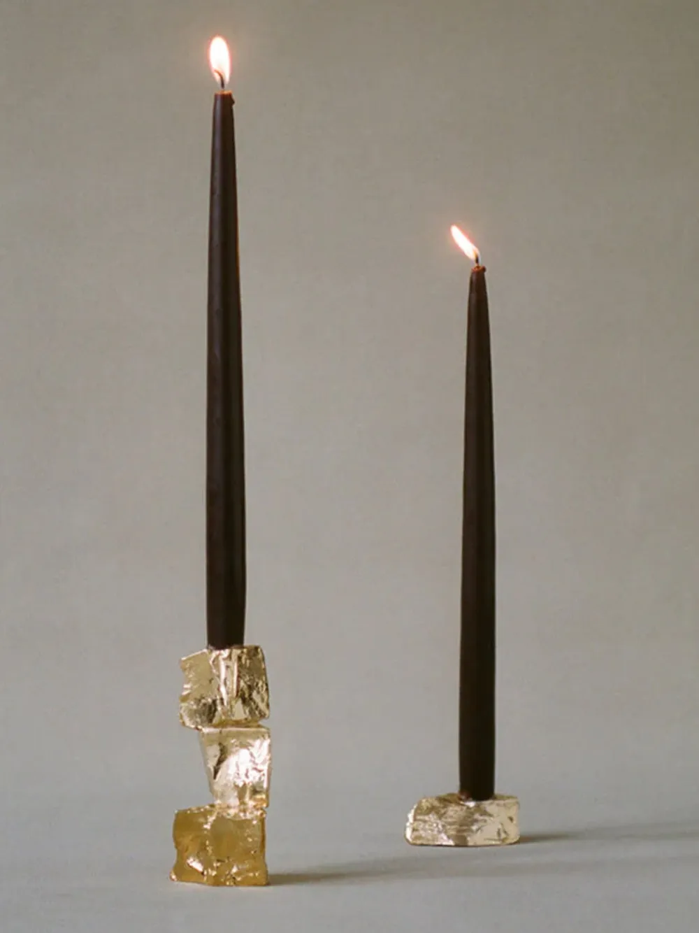Alighieri Brushed Candle Holder