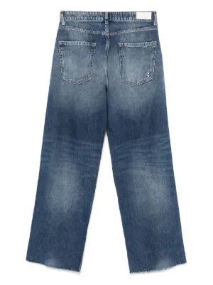 パンツ ICON DENIM Women Straight Pants KAROLINAID8608 Blue Icon Denim Karolina Cotton Denim Jeans - Blue | KAROLINAID8608