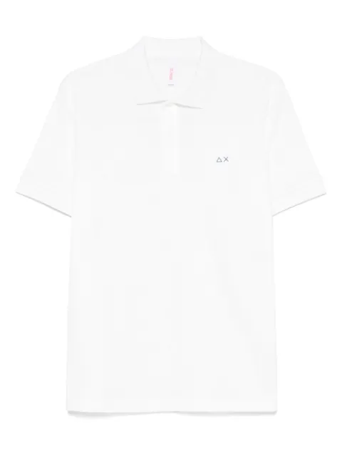 Sun 68 floral-print polo shirt