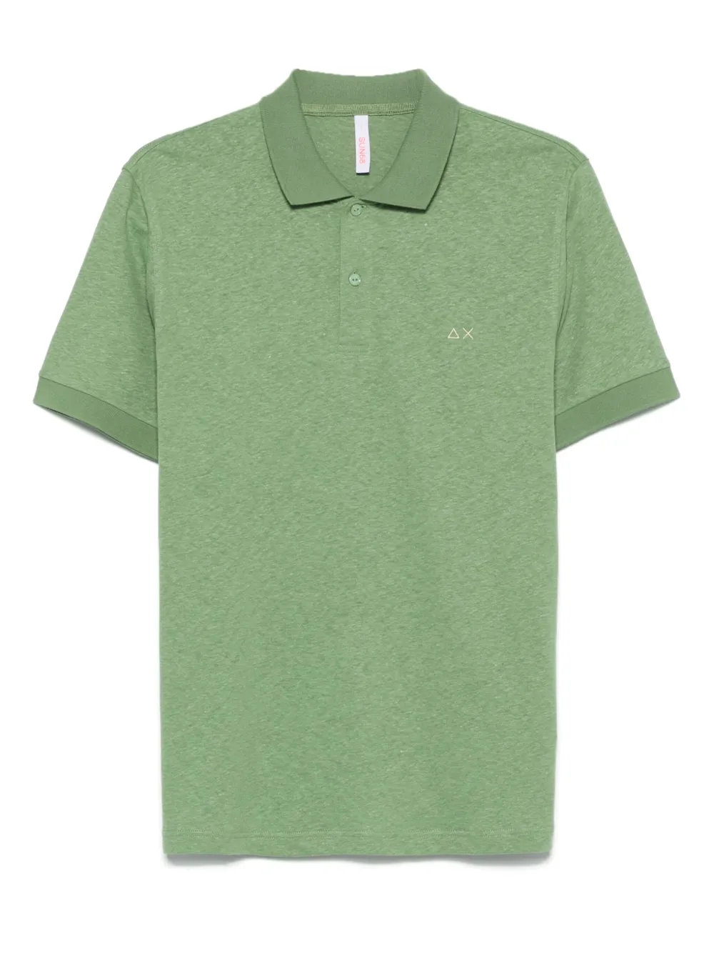 Sun 68 logo-embroidered polo shirt | Green | Image 1