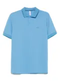 Sun 68 contrast-trim polo shirt - Blue
