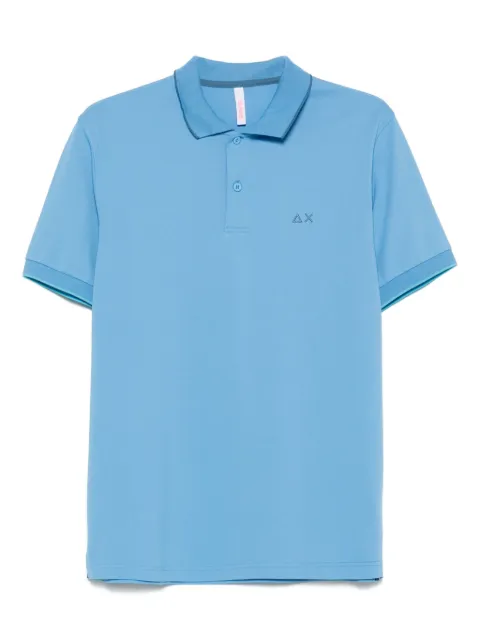 Sun 68 contrast-trim polo shirt 
