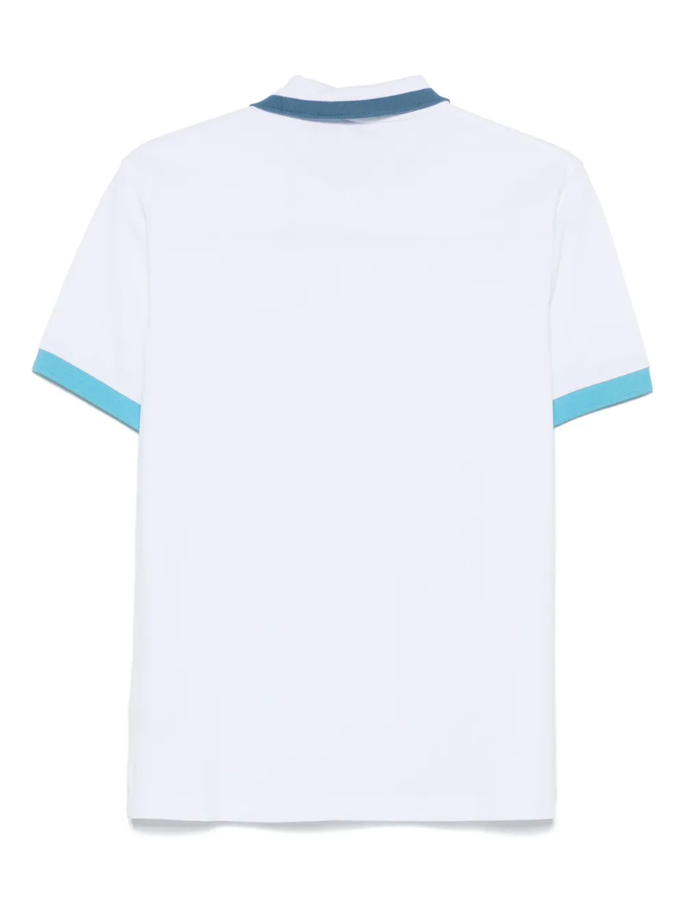Sun 68 Poloshirt met contrasterende strepen - Wit