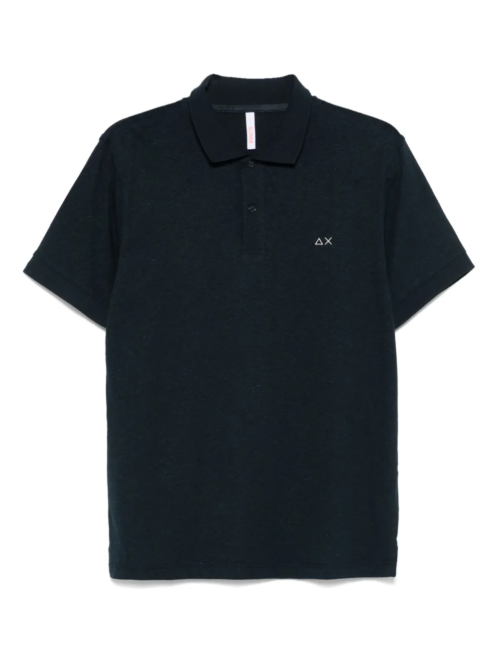 Sun 68 logo-embroidered polo shirt | Blue | Image 1