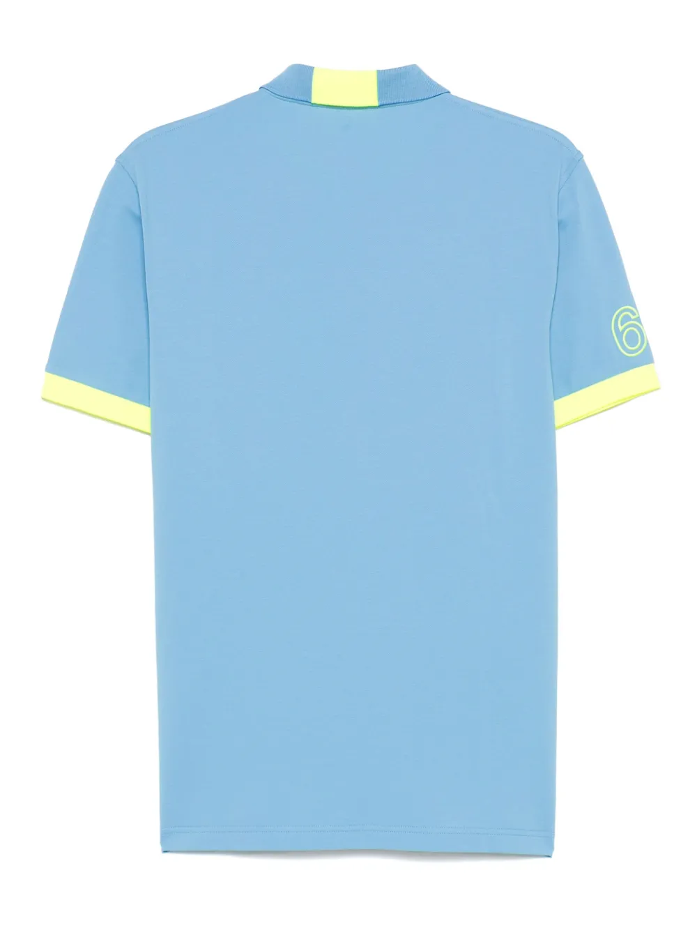 Sun 68 Poloshirt met geborduurd logo - Blauw