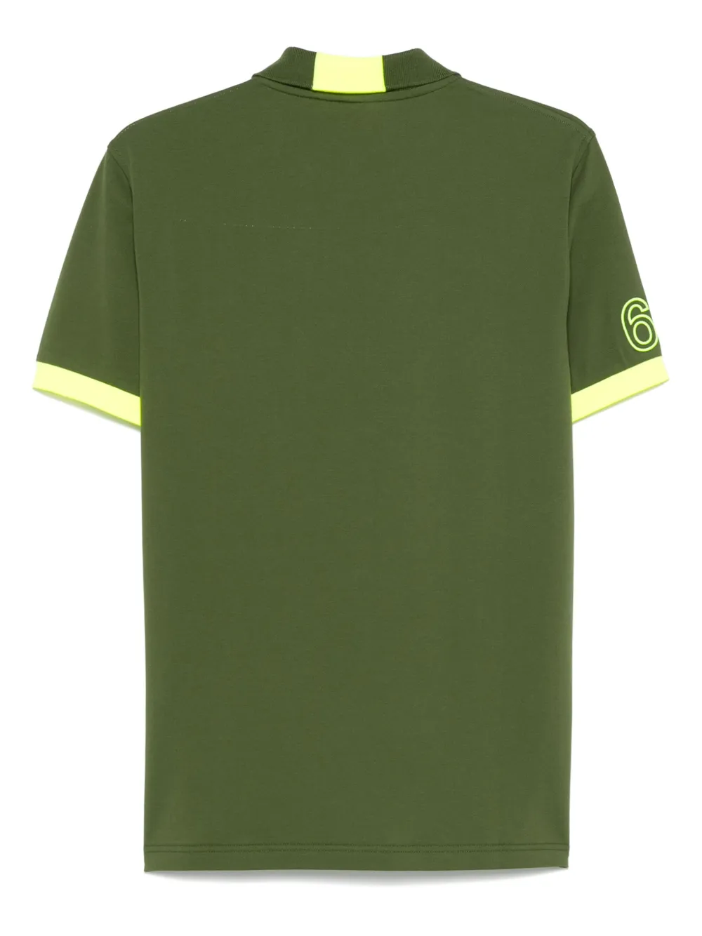 Sun 68 Poloshirt met geborduurd logo - Groen