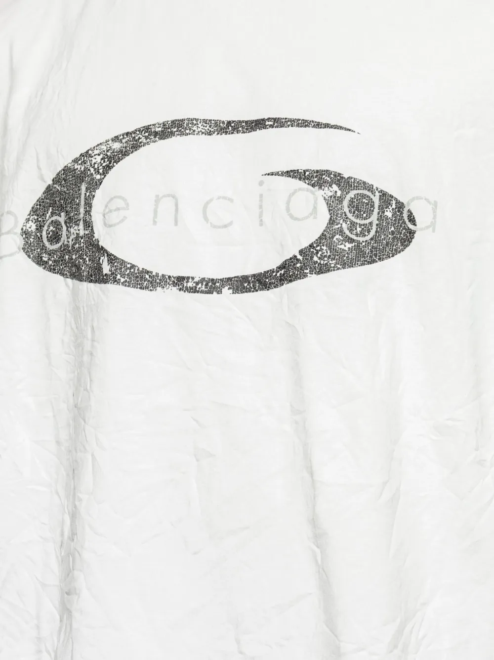 Balenciaga T-shirt met logoprint Wit
