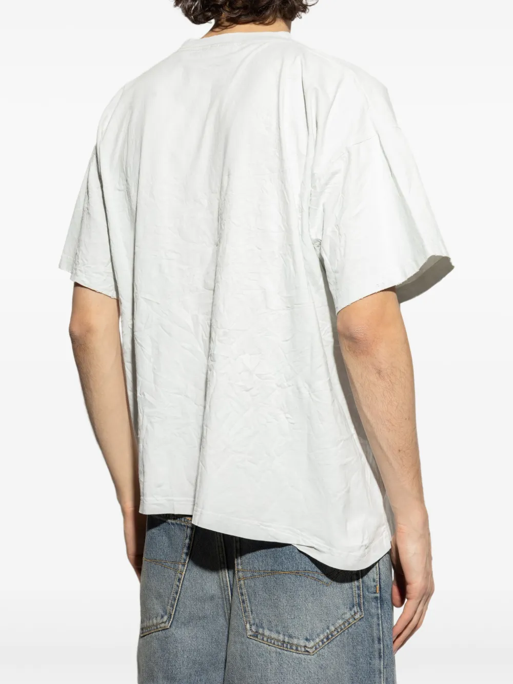 Balenciaga T-shirt met logoprint Wit