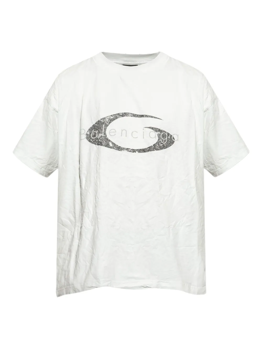 Balenciaga T-shirt met logoprint Wit