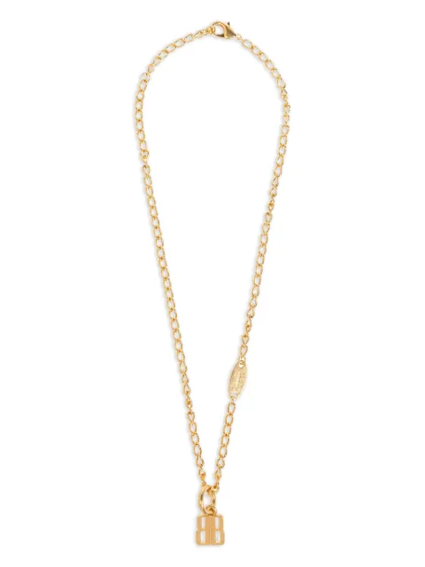 Balenciaga logo-pendant necklace
