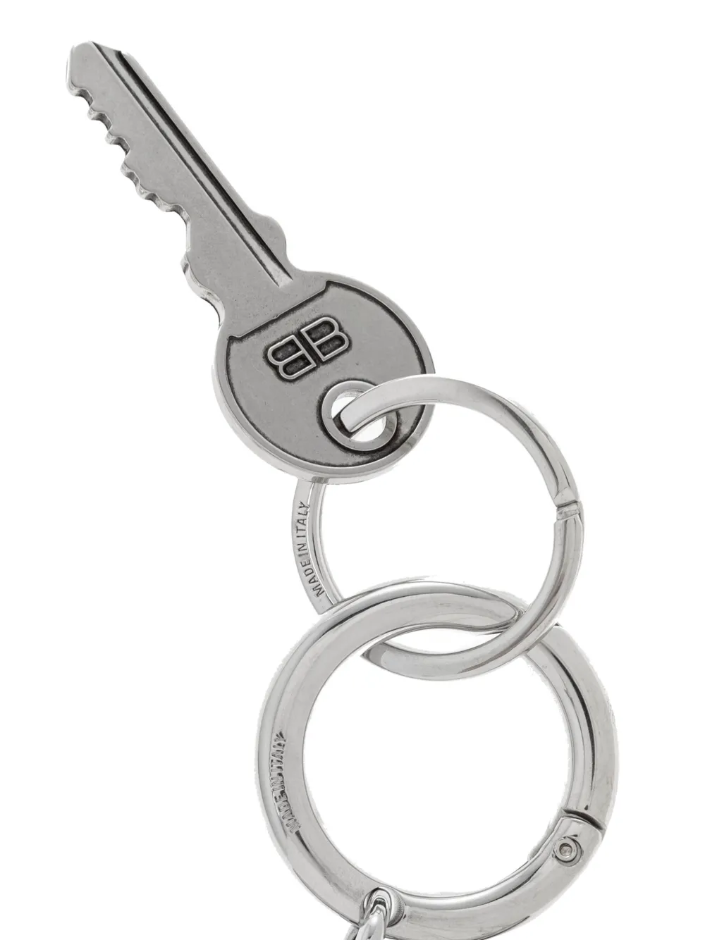Balenciaga Sleutelhanger met bedel Zilver