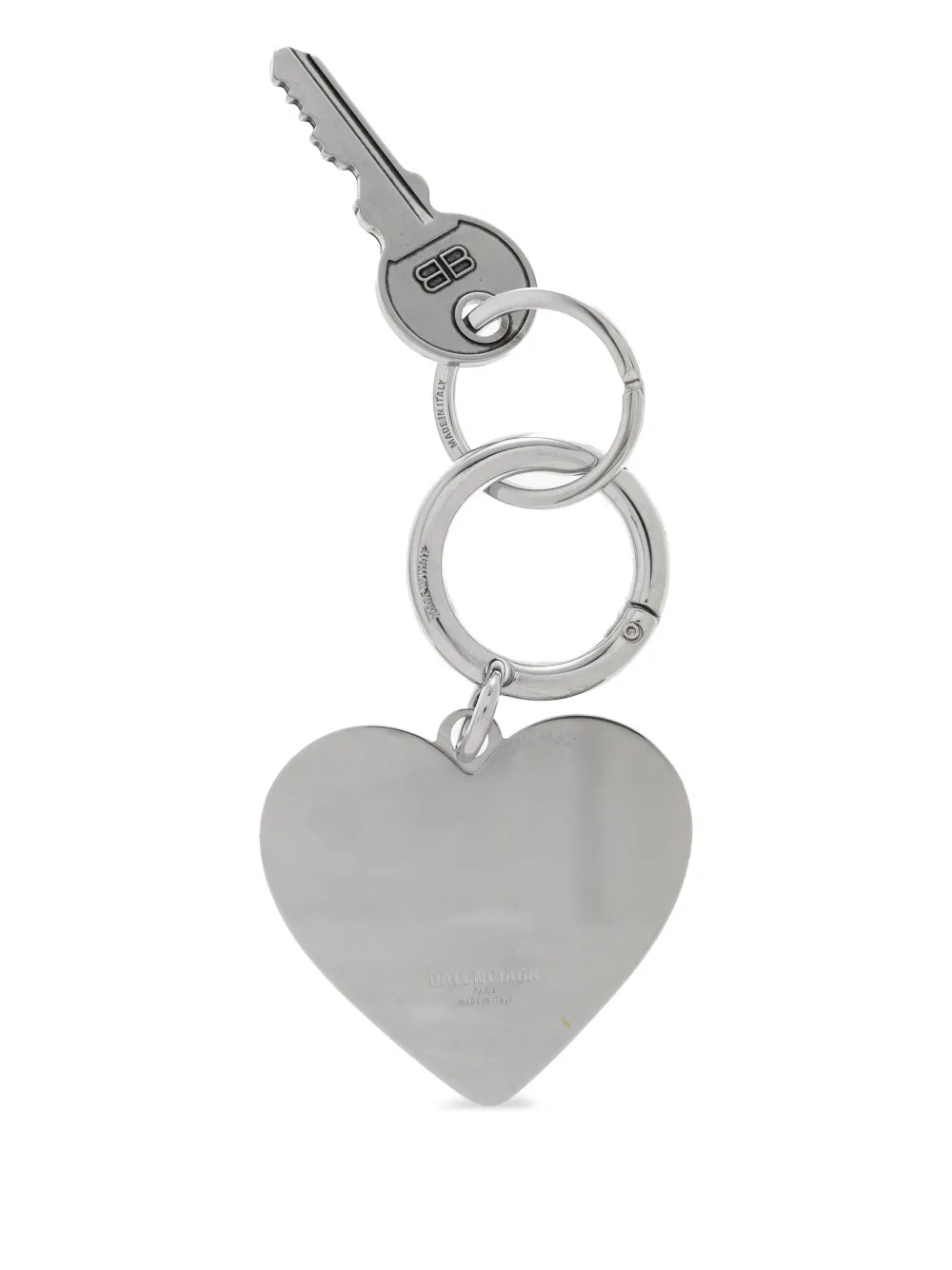 Balenciaga Sleutelhanger met bedel Zilver
