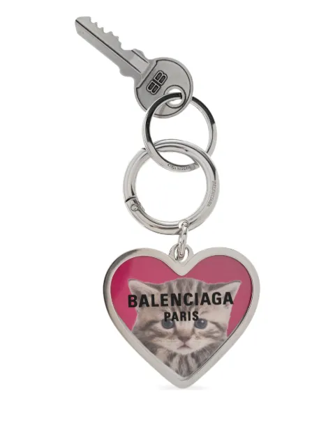 Balenciaga سلسلة مفاتيح بزينة تعليقة