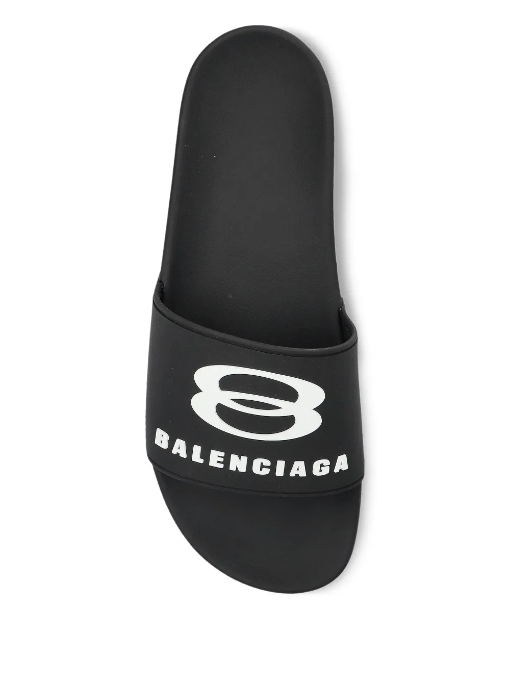 Balenciaga Sandalen met logo Zwart