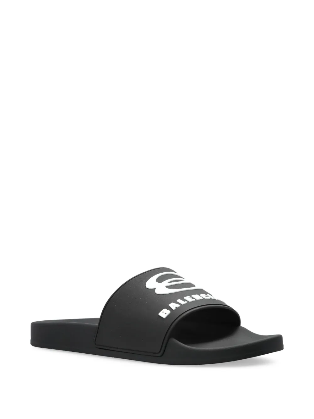 Balenciaga Sandalen met logo Zwart