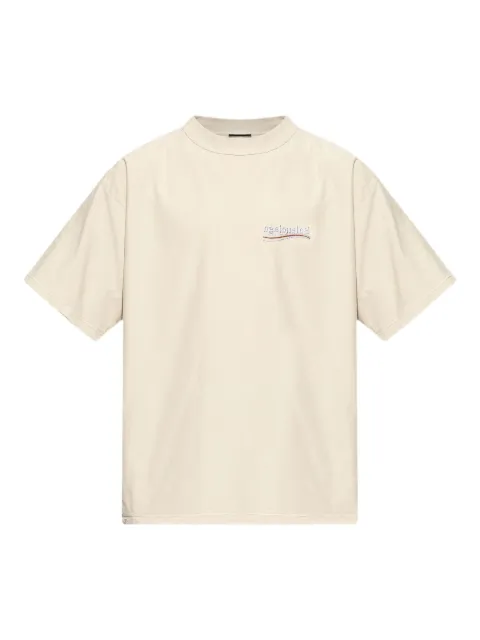 Balenciaga embroidered-logo T-shirt