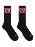 Balenciaga logo socks - Black