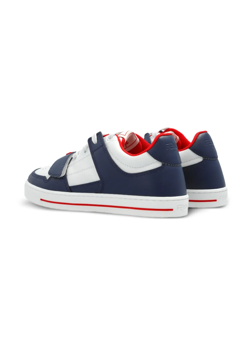 Fendi Kids touch-strap sneakers White
