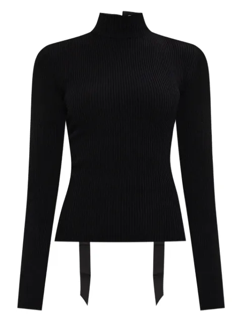 Balenciaga suéter tejido de canalé