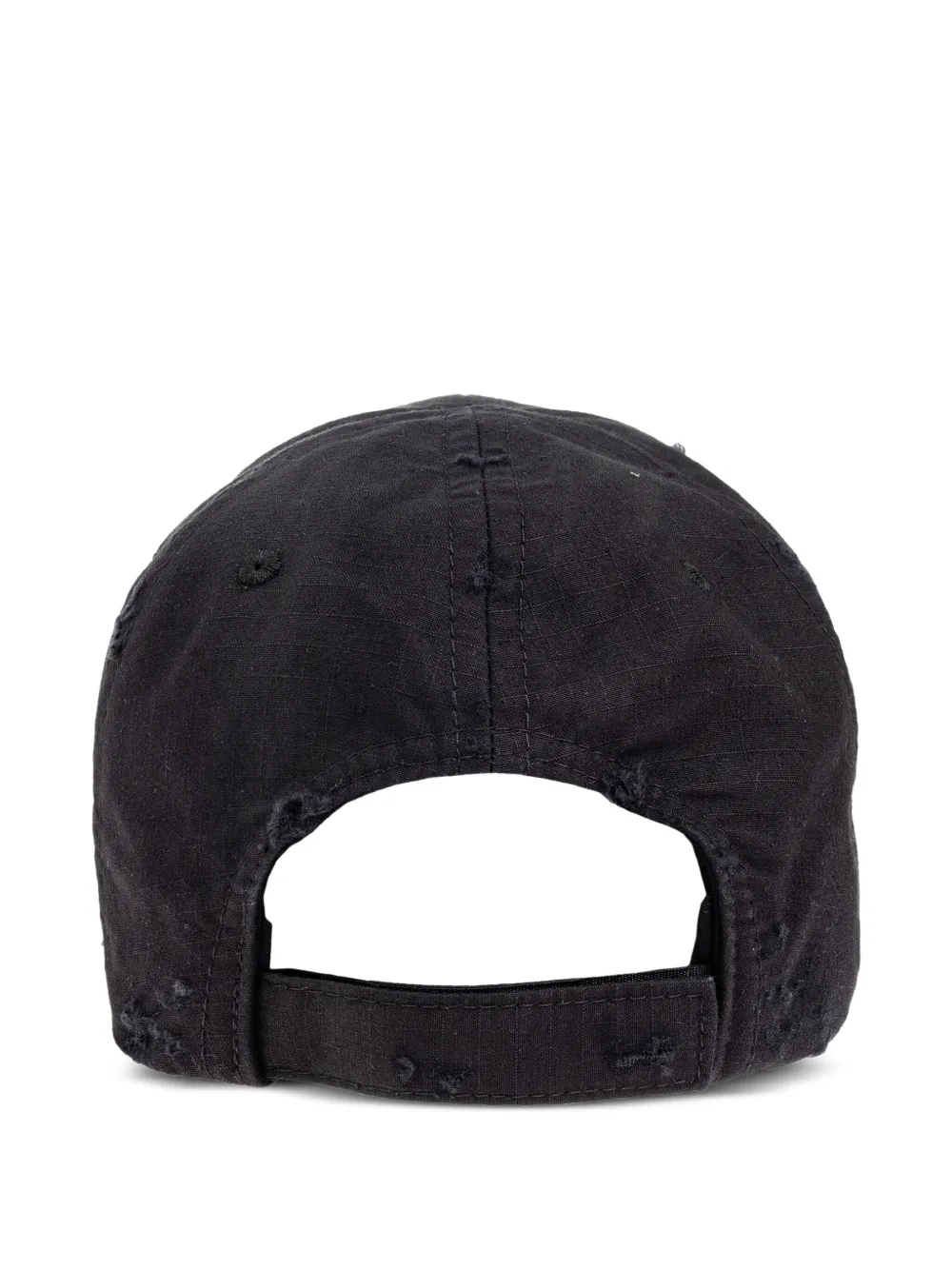 Balenciaga Pet met gerafelde afwerking Zwart