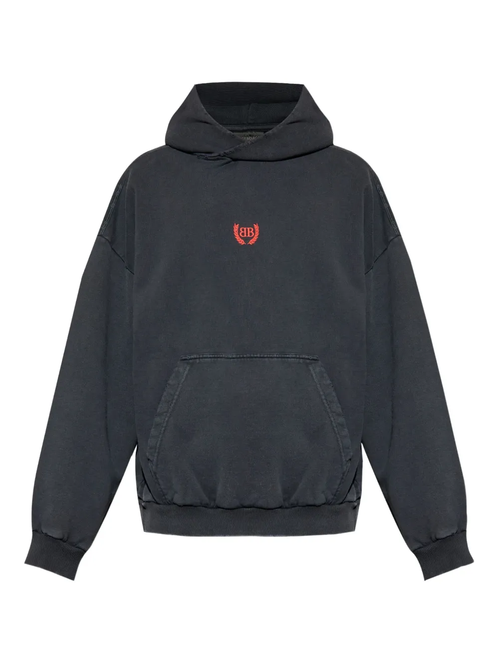 Balenciaga Katoenen hoodie Zwart