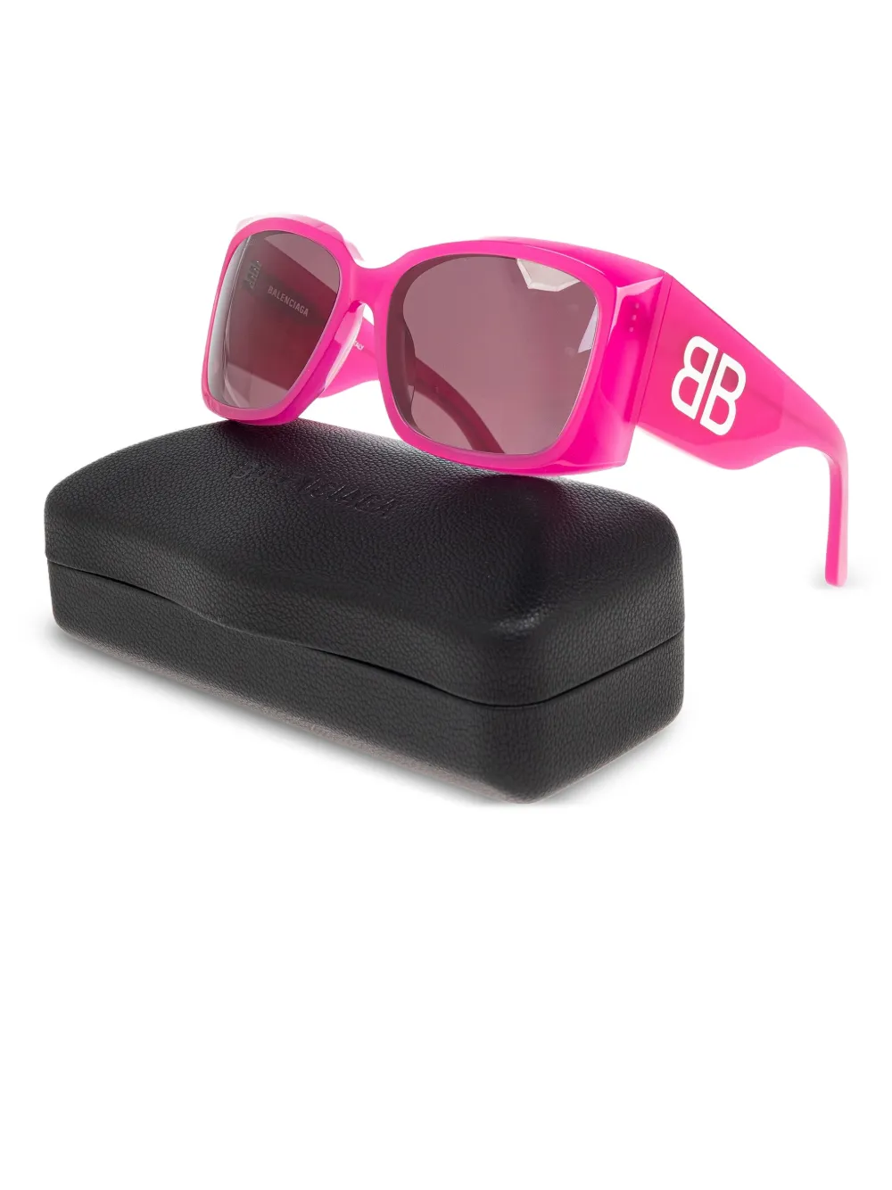 Balenciaga Eyewear Zonnebril met vlinder montuur Roze