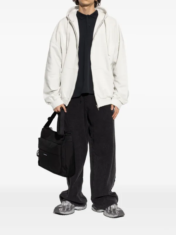BALENCIAGA ホワイトパーカー Balenciaga ジップアップ パーカー | ホワイト | FARFETCH JP